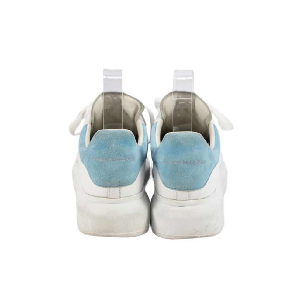 Alexander McQueen Womens Round Toe Lace-Up Platform Sneakers White Size EUR 37.5 - Picture 3 of 11